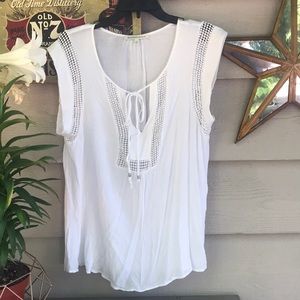 White summer blouse